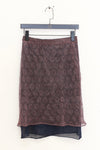 SWAYING 25 Spring/Summer Metal Pleated Skirt SW-SW25SS3B01C2-ZI Purple SW-SW25SS3B01C1